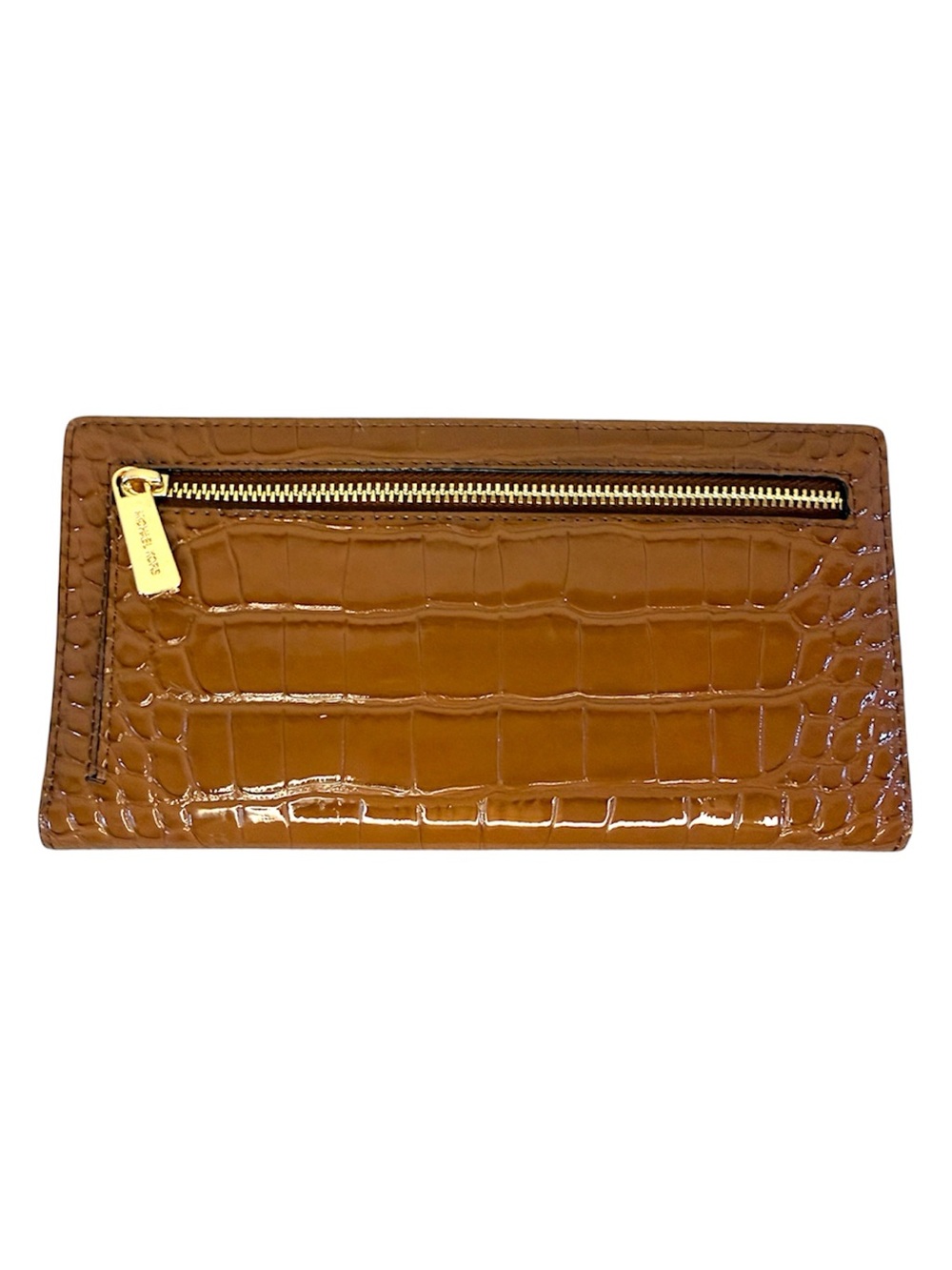 Michael Kors Brown Crocodile Embossed Wallet - Picture 3 of 15